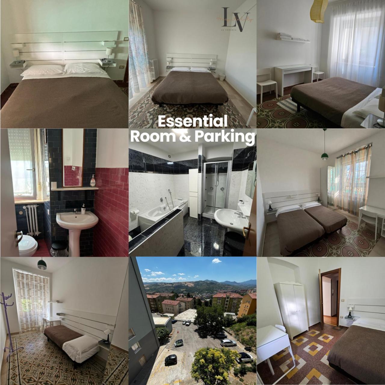 Essential Room & Parking In Centro Citta Con Parcheggio Privato E Wifi 波坦察 外观 照片